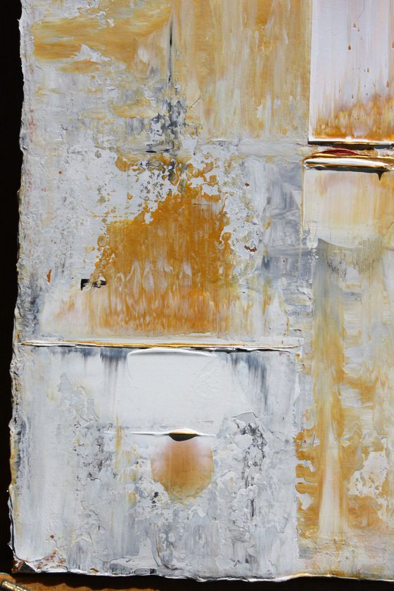 Ochre Gold Abstract Concept