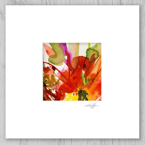 Abstract Floral 2020-72 - Flower Painting by Kathy Morton Stanion by Kathy Morton Stanion