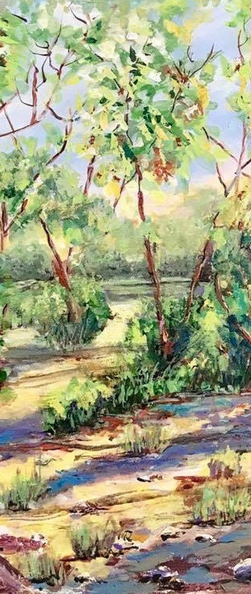 Morning in Alamanos by Olga McNamara BiennaleArtist