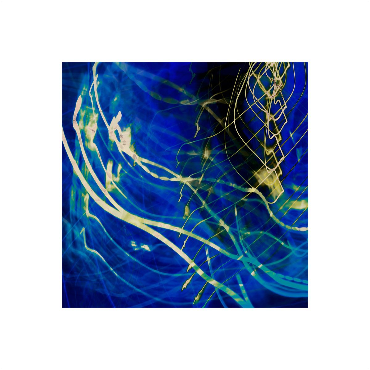 Impressionistic Abstract Giclee Print By Paul Harrison, 24 X 24", Forced Light 2, Original Artwork