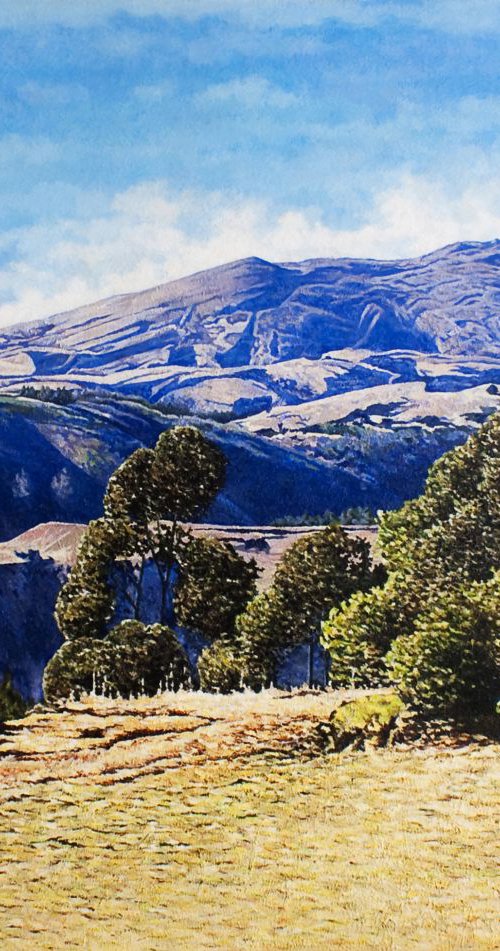 Paisaje en Chugchilán by Marcelo Villacrés