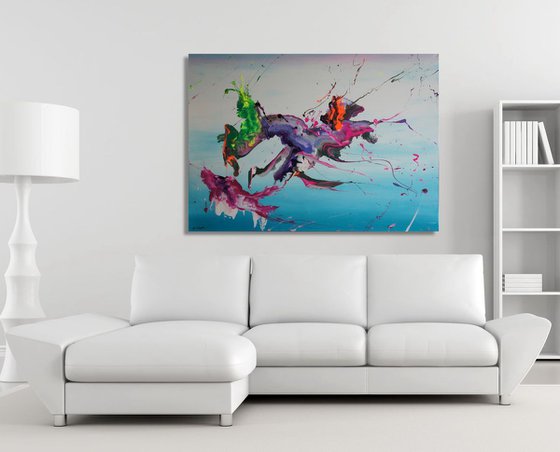 Bird Of Prey (Spirits Of Skies 140018) (140 x 100 cm) XXL (56 x 40 inches)