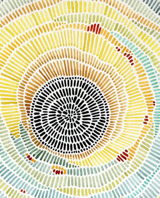 abstract Happy eye