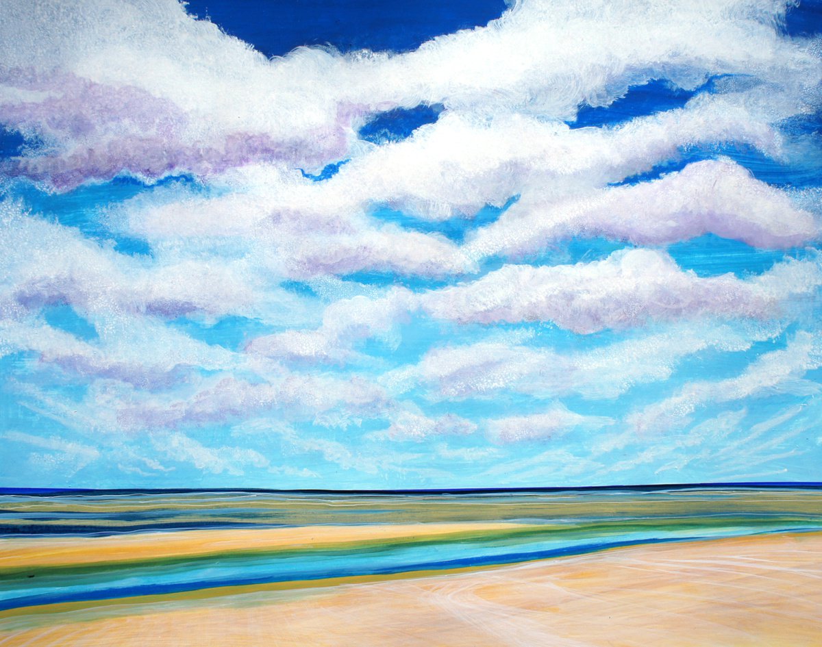Holkham Beach - Space to Breathe by Julia Rigby