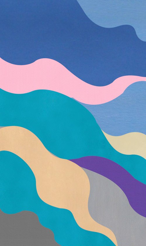 Abstract Landscape #17 by Marina Krylova
