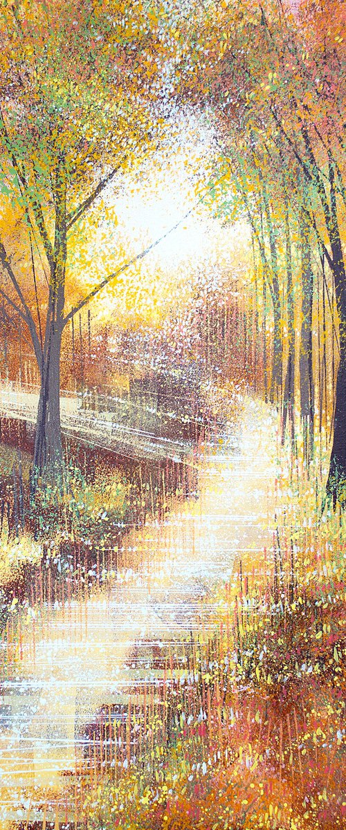 Autumn Forest Trees 5 by Marc Todd
