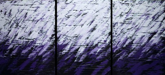 Violet Storm Beautiful triptych