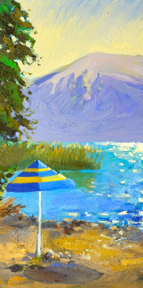 Summer Morning by Lake Ohrid by Joan Mato