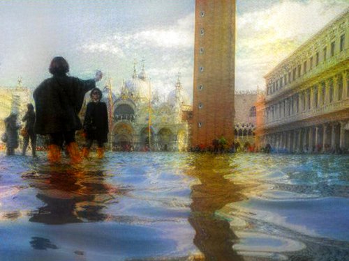 Venise, Acqua Alta N7 by Danielle ARNAL