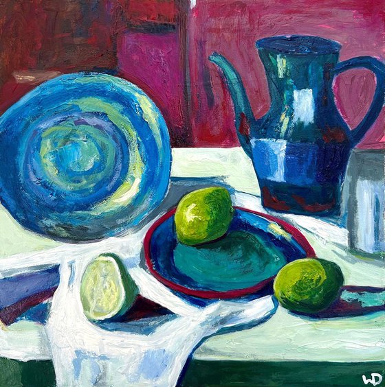 Limes, Jug & Napkin