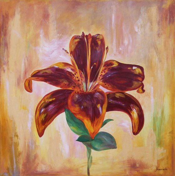 Tiger Lily Flower/SOLD