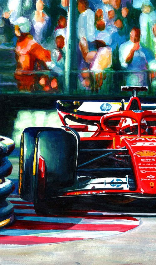 Charles Leclerc 2024 Monaco GP by Alex Stutchbury
