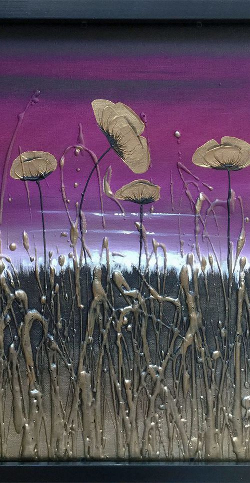 Gold Rush Floral by Carol Wood