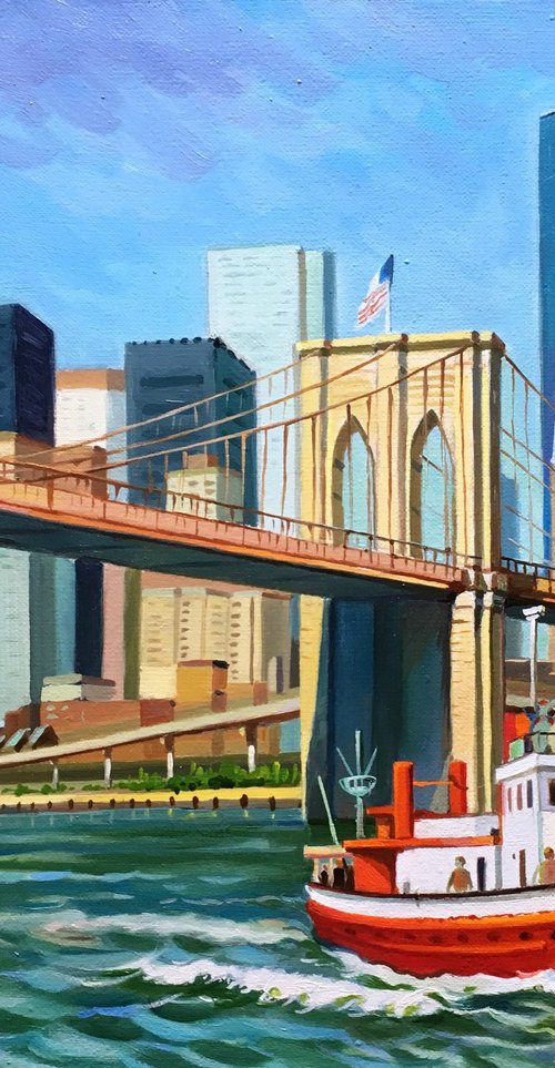 Brooklyn Bridge by Olena Romanenko