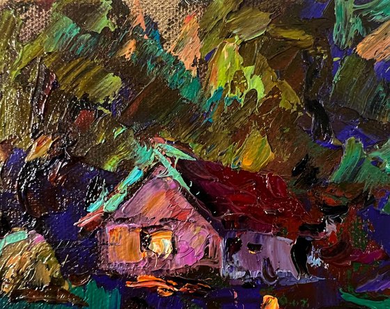 Moonlit Country Night