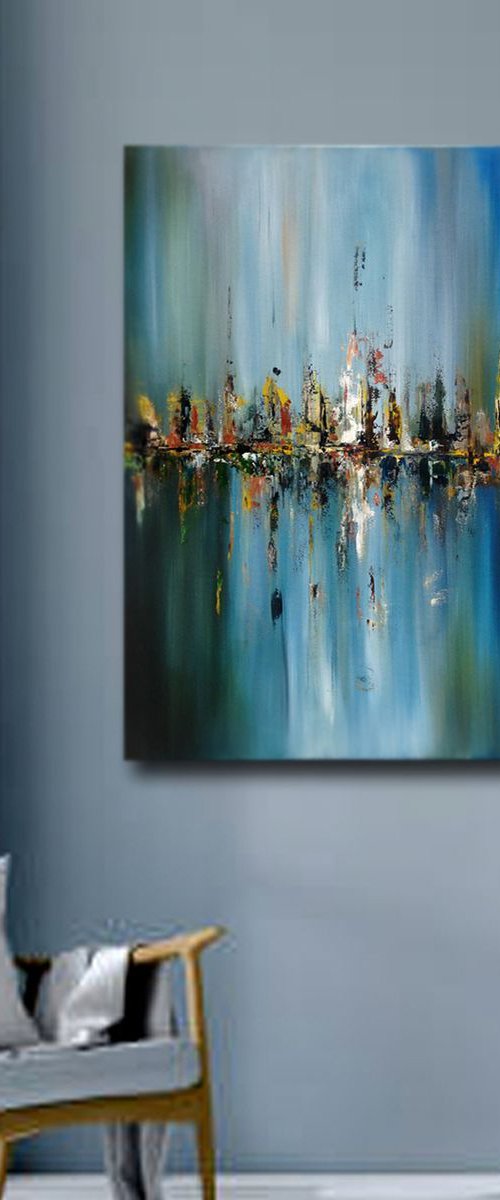 Landscape Abstract - Reflections by Matthew Withey