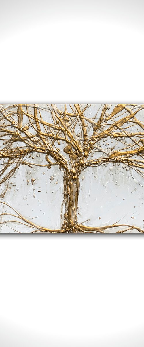 Antique Golden Tree by Carol Wood