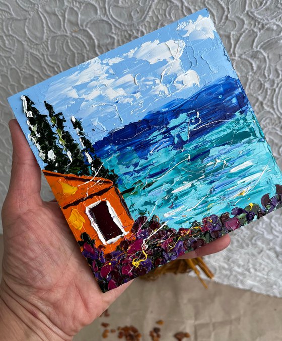 Amalfi Coast Positano Painting
