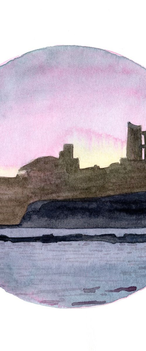Tynemouth Priory Evening by Eleanore Ditchburn