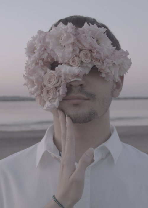 Vulnerability. Flower mask. Limited edition 1 of 5 by Inna Mosina