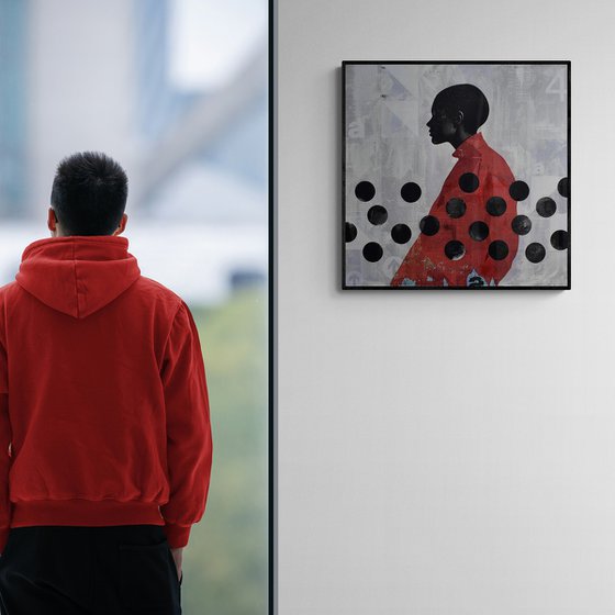 321_Silhouette in red and black