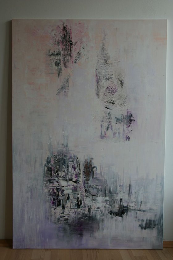 MEMORIES - Large Abstract Painting 80x120 cm