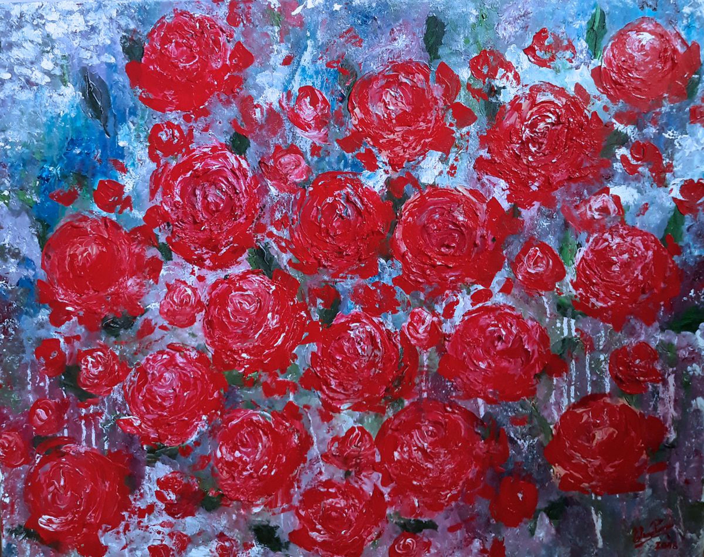 24 X31 61x76cm Mexican Rose Dream Original Artfinder