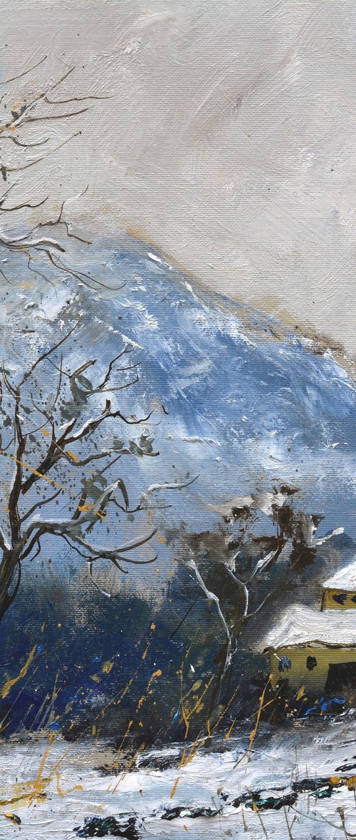 houses in the snow by Pol Henry Ledent