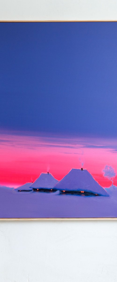 Winter Pink Twilight by Bohdan Katolyk