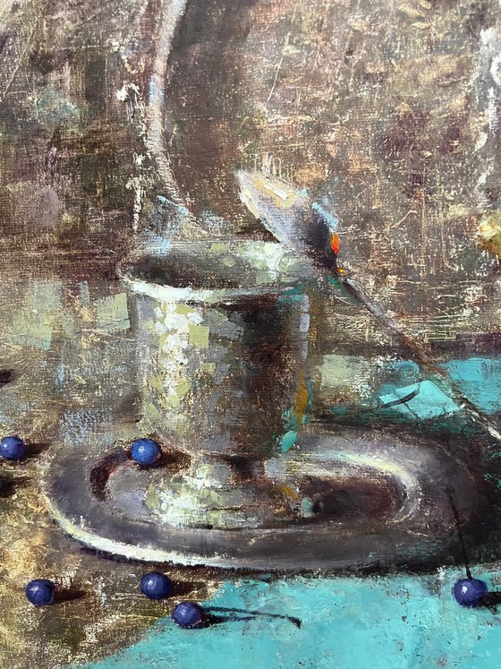Silver Turquoise Moody Kitchen