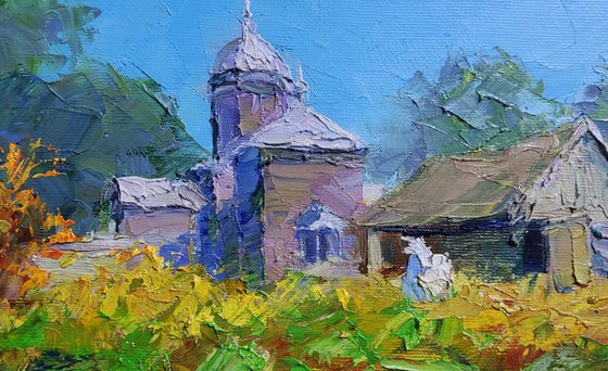 Village Church on a Clear Day