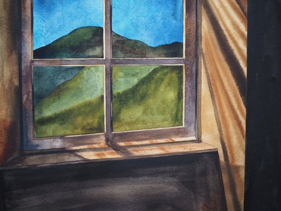 The only thing penetrates from outside in