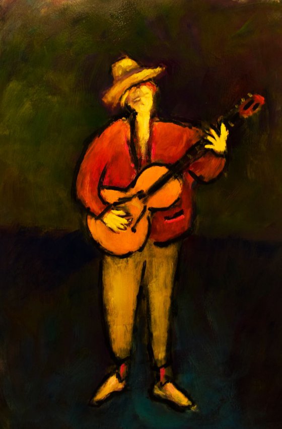 Standing Guitarist