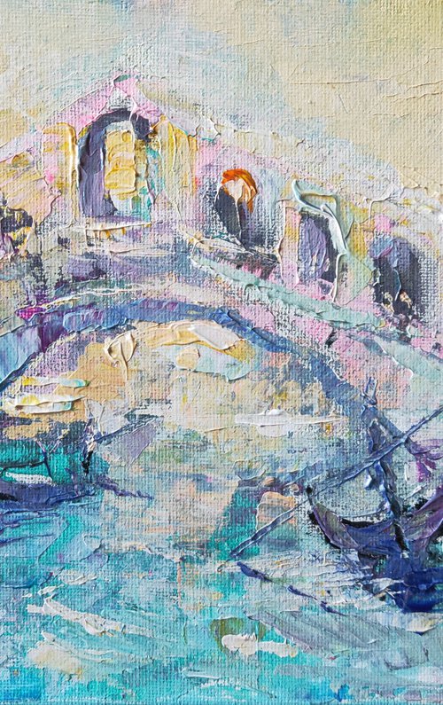 "Venice Bridge, Gondolier" by Olga Tsarkova by Olga Tsarkova