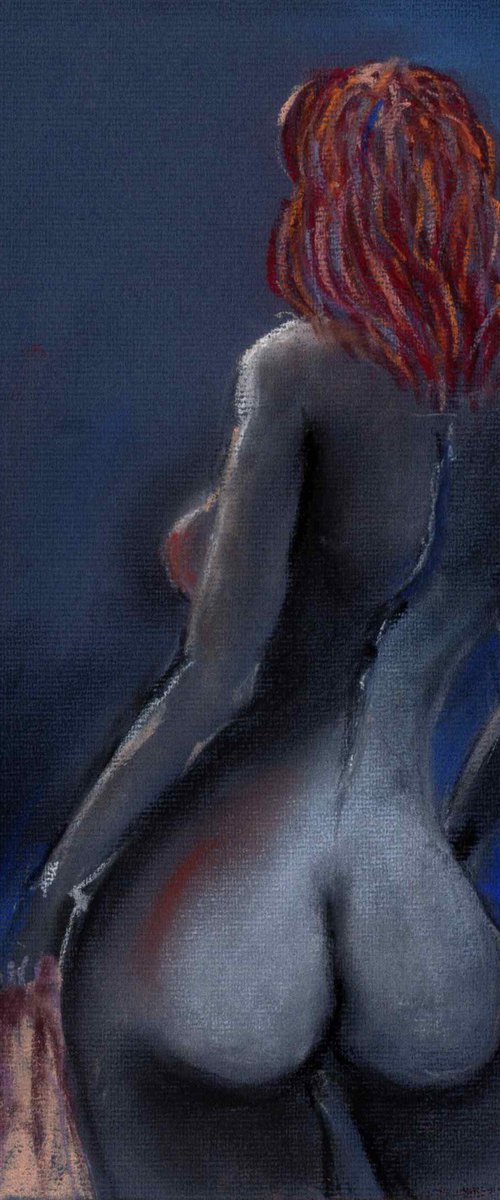 Royal Blue Nude 12 by Gennadi Belousov