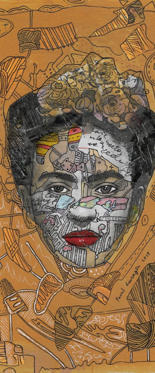 Portrait of Frida # 26 by Pavel Kuragin