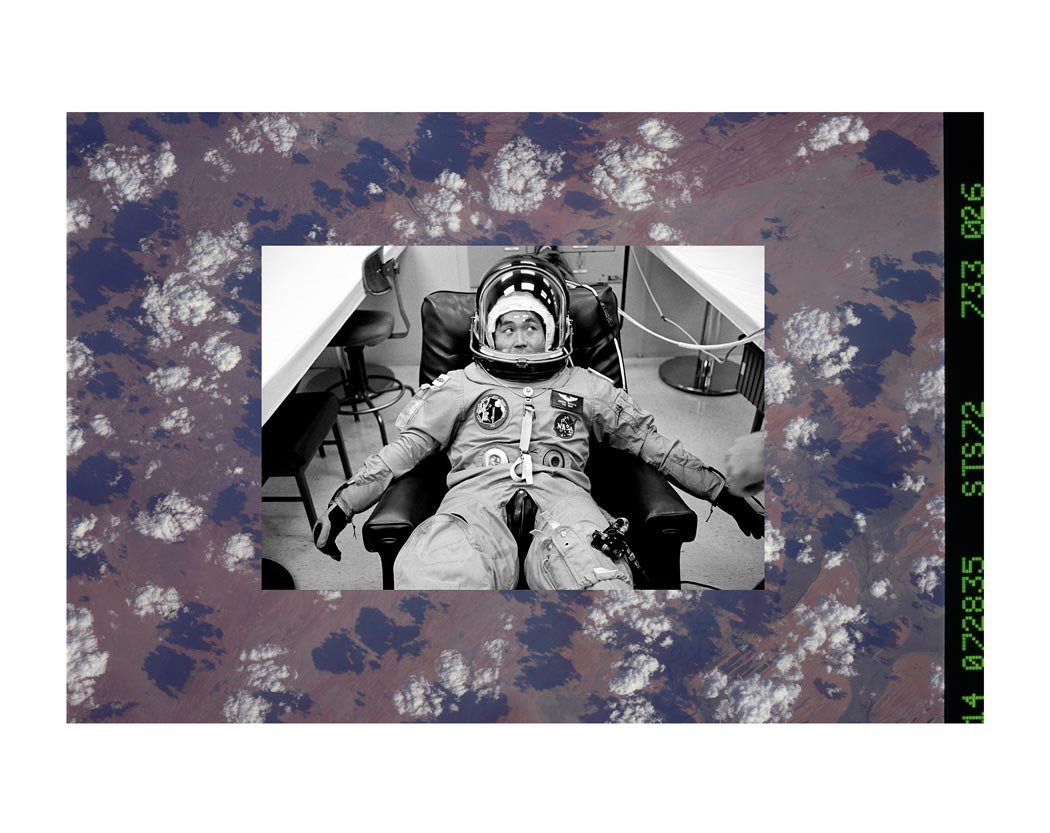 Portrait Photograph By John Angerson Studio, 16 X 12, Sts-72 Nasa #12, Original Artwork