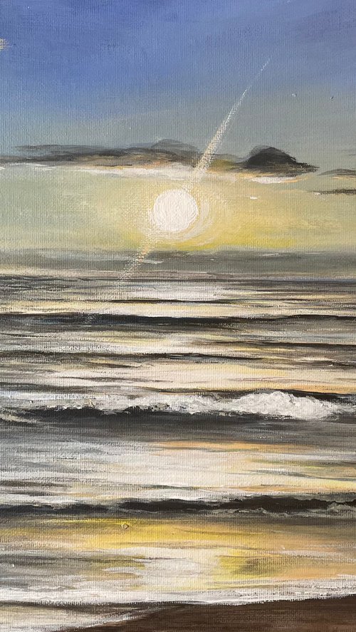 SUNSET SEA by Aflatun Israilov
