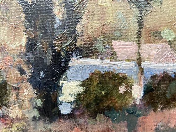 Autumn in the mountain valley