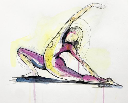 Yoga Rainbow II by Holly Sharpe