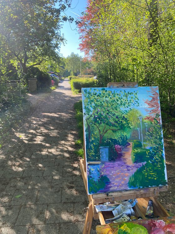 Dutch garden path
