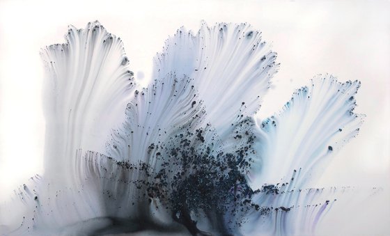 Nature 189 — Abstract Indigo Surge