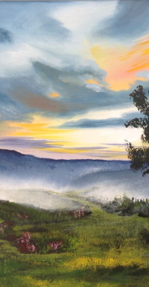 New Forest Sunrise by Marja Brown