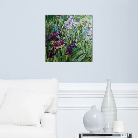 Irises flowers