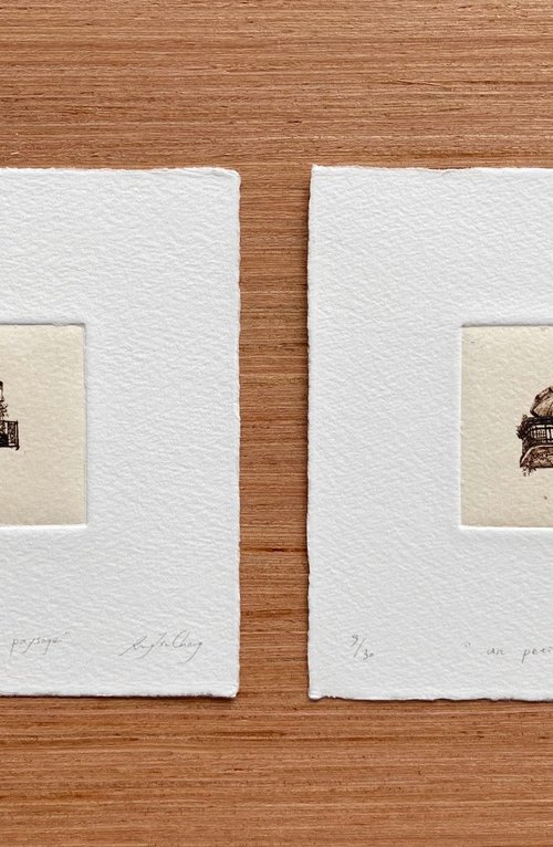 “ UN PETIT PAYSAGE ” #38 & #46 by Rung Tsu Chang
