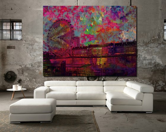 Psicodelia, London Eye/XL large original artwork