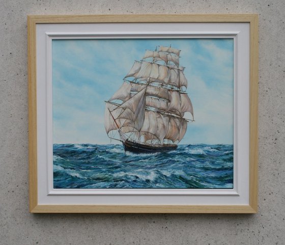 THE CUTTY SARK AT SEA