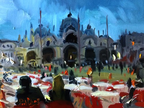 The Piazza San Marco Dinner, Venice by Paul Cheng