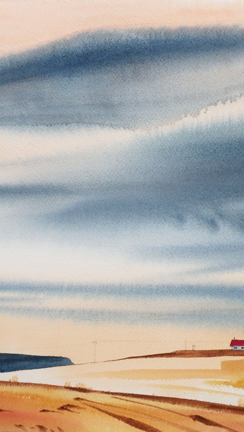 Minimalist landscape by Alla Vlaskina
