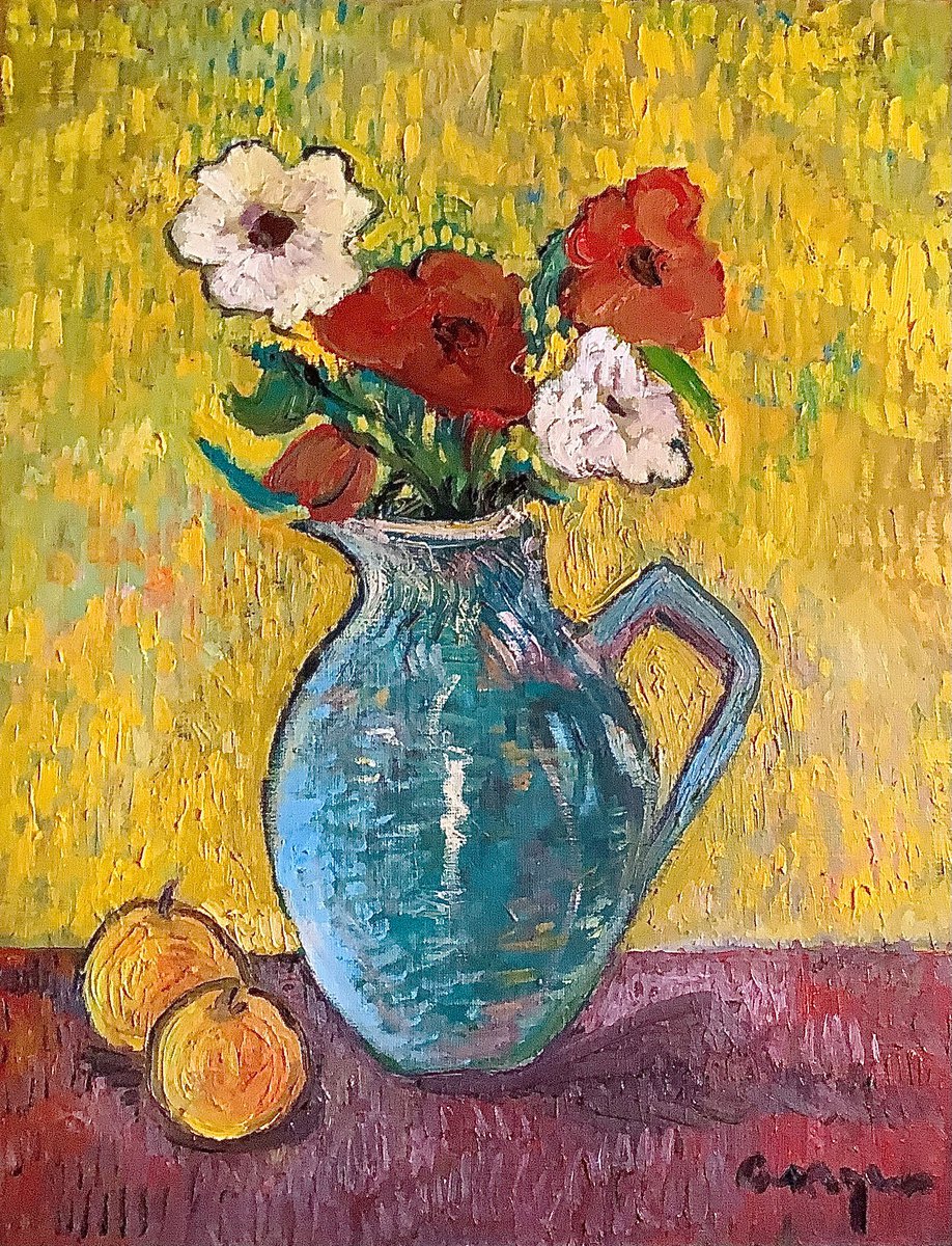 Pitcher with flowers by Angus MacDonald